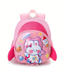 Rocket Shaped Schoolbag with Safety Leash for Kids