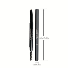 Long Lasting Double Ended Eyebrow Pencil Waterproof Sweat Proof