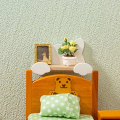 1/12 Dollhouse Mini Wall Storage Shelf Organizer Furniture Decor