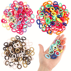 100pcs Colorful Elastic Hair Ties Party Gift For Girls