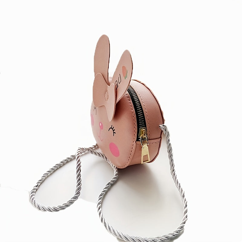 Easter Bunny Makeup Bag Purse For Girls Zipper Rabbit Bag