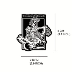Skull Halloween Stickers Tactical Car Helmet Luggage Decor