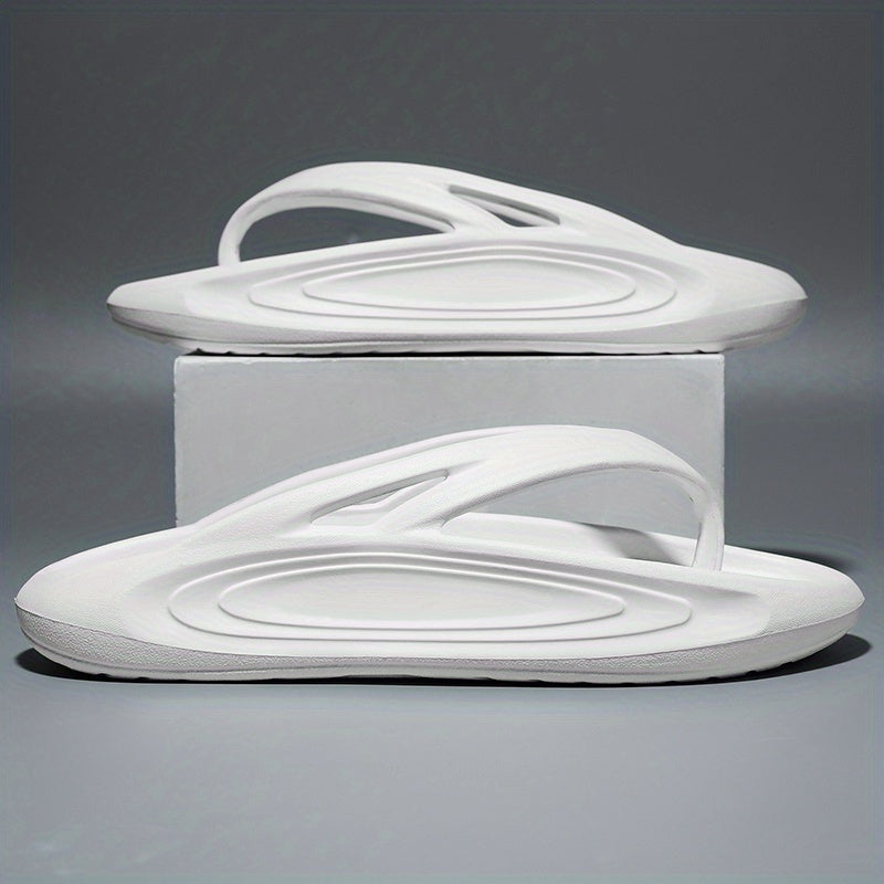 Men's Non Slip Platform Flip Flops Quick Drying Thong Sandals