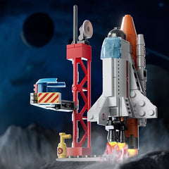 130pcs Aerospace Rocket Building Blocks Spaceship Educational Toys