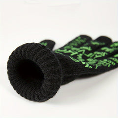 Warm Knitted Touch Screen Gloves Windproof Motorcycle Gloves