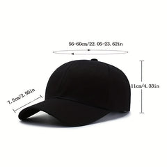 2pcs Men's Baseball Cap Snapback Adjustable Peaked Hat