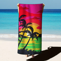 Microfiber Beach Towel Quick Drying 27.5 x 55 Water Absorbent Soft Towel