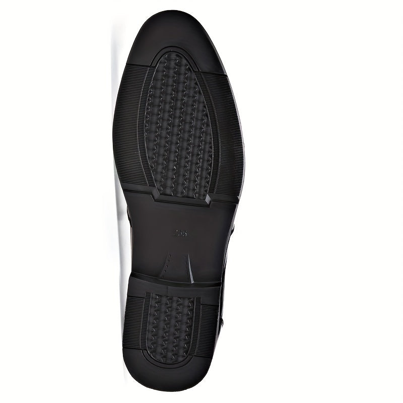 Men's Crocodile Embossed Oxford Shoes for Wedding Business
