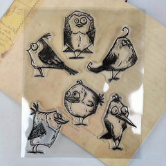 Bird Clear Stamps Scrapbooking Decor Embossing DIY Template Greeting Card