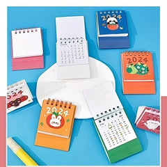 Mini Fruit Text Desk Calendar Punch Card Ornament Calendar