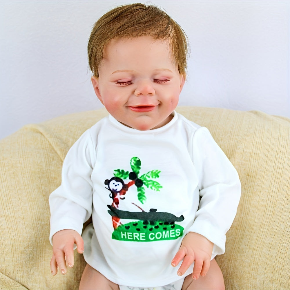 Realistic Newborn Soft Vinyl Baby Dolls Toy For Kids Age 3