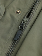 Men's Zipper Pockets Cargo Vest - Casual Stand Collar Outwear