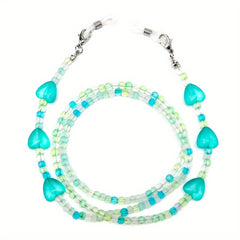Heart Beaded Glasses Chain Acrylic Eyeglasses Lanyard Strap