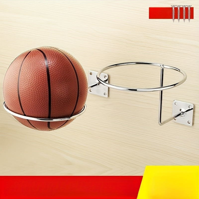 Wall Mounted Ball Holder For Sports Balls Display Rack