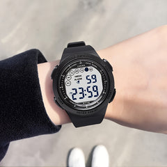 Children's Sports Watch, Black, Water Resistant, Digital Display, Alarm