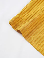 Ribbed Tank Top Crew Neck Sleeveless Summer Casual Top