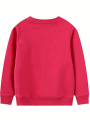 Girls Sweatshirt Unicorn Princess Graphic Long Sleeve Top