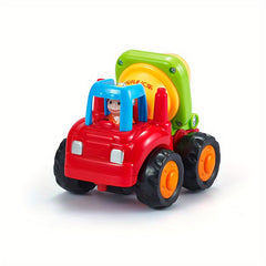 Friction Powered Car Push Car Tractor Bulldozer Dump Cement Mixer Toy