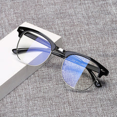 Women's Semi Rimless Light Blocking Glasses Frame