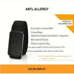 Military Fan Outdoor Tactical Magnetic Buckle Nylon Belt
