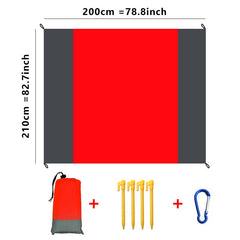 Large Sandproof Beach Blanket - Quick Drying & Lightweight