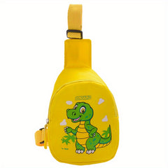 Kid's Dino Sling Bag Shoulder Mini Chest Bag for Travel