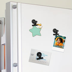 2pcs Strong Magnetic Clip Fridge Magnet for Office Whiteboards