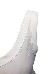 Ribbed Tank Top Scoop Neck Sleeveless Casual Summer Top