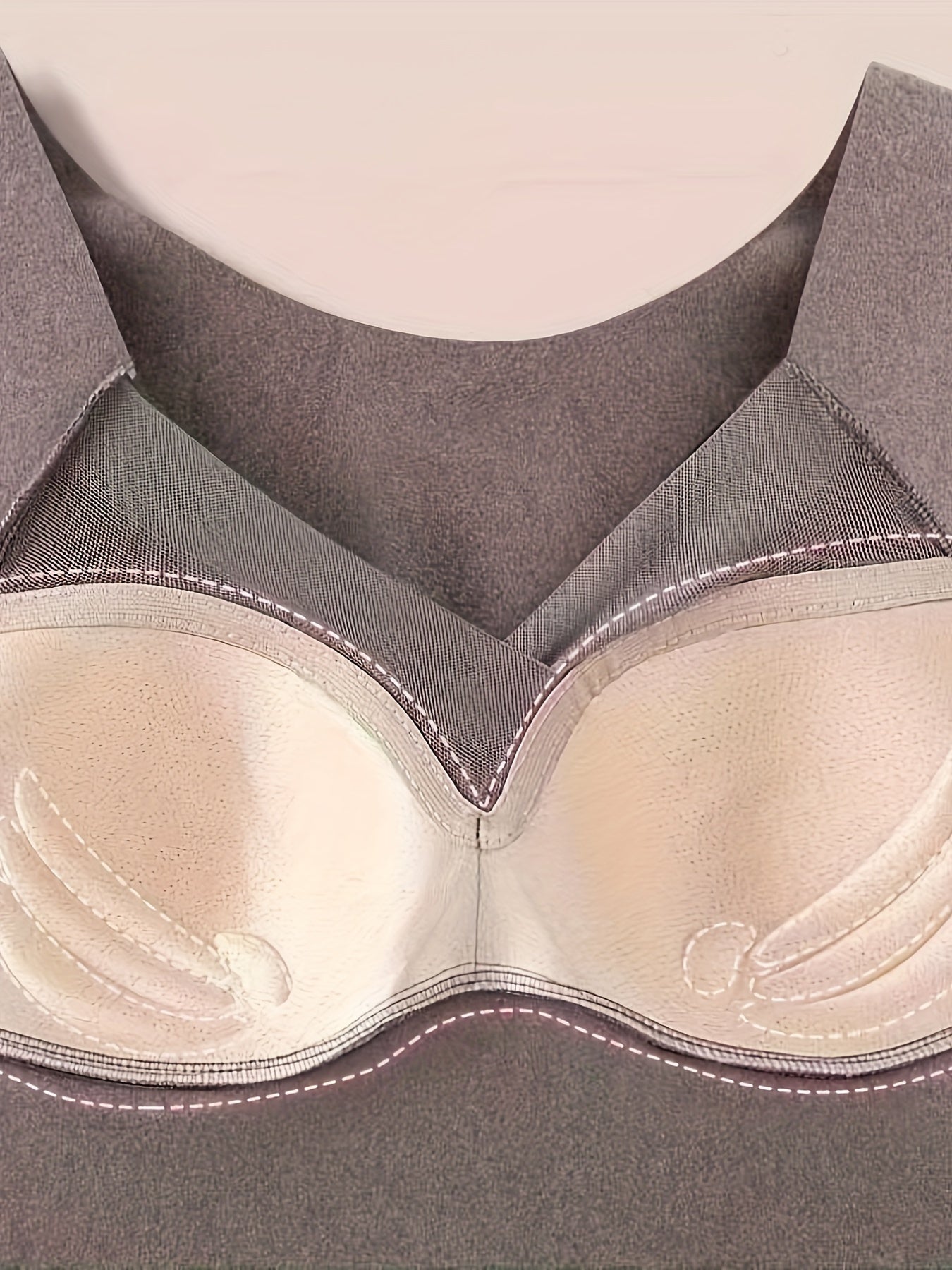2pcs Sleeveless V Neck Top Women's Lingerie & Sleepwear