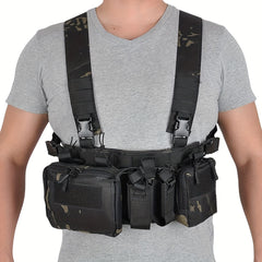 Chest Rig Bag Camouflage Vest with Pocket