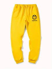 Vegetarian Casual Graphic Drawstring Joggers Men's Sweatpants