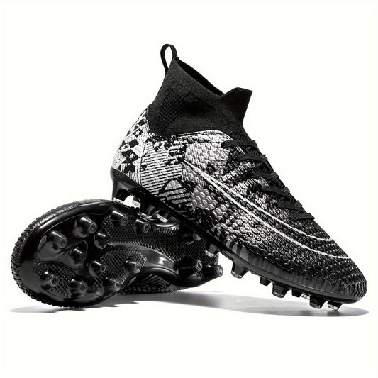 Boy's High Top Non Slip AG Football Cleat