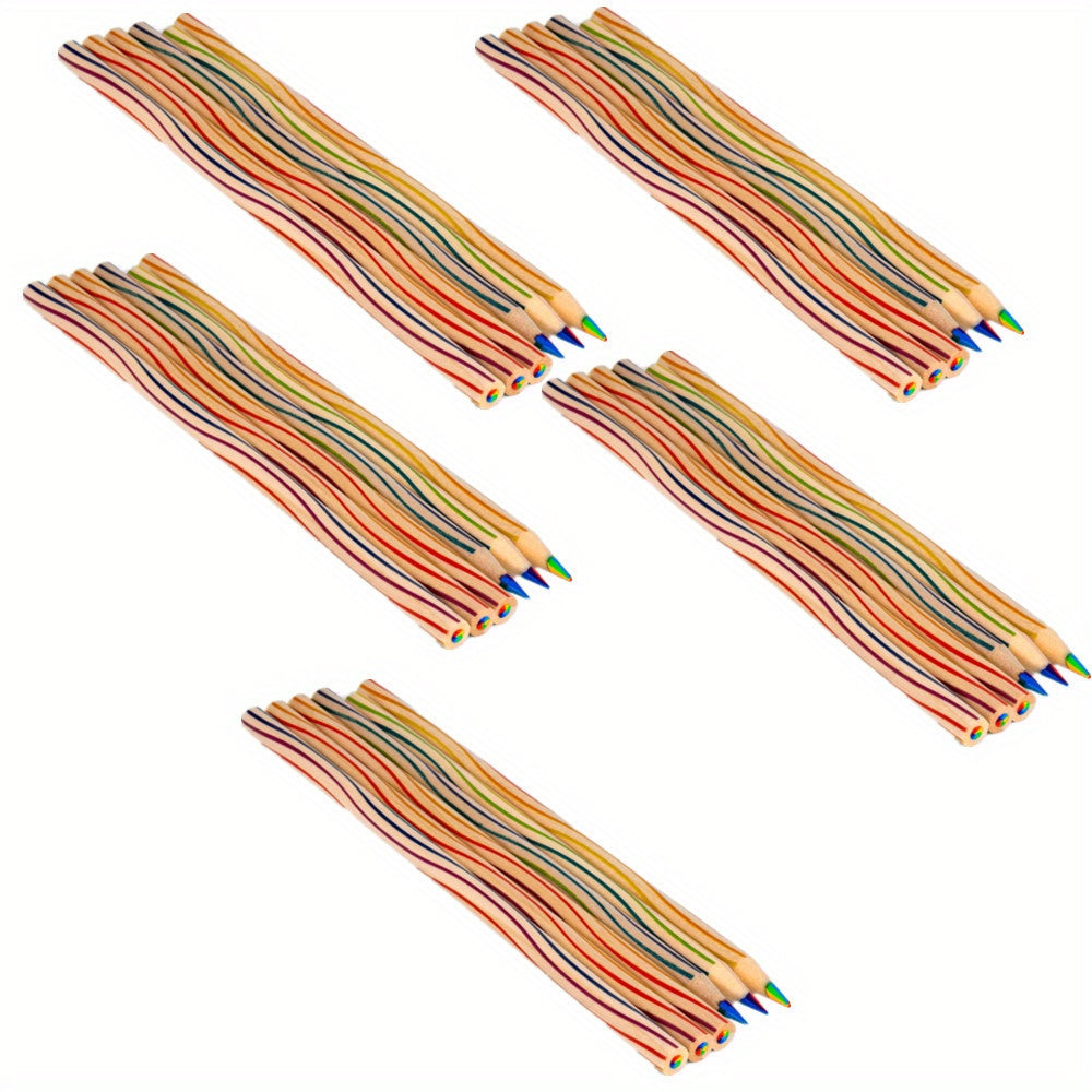30pc Rainbow Colored Pencils Art Supplies for Students Office Stocking Stuffers