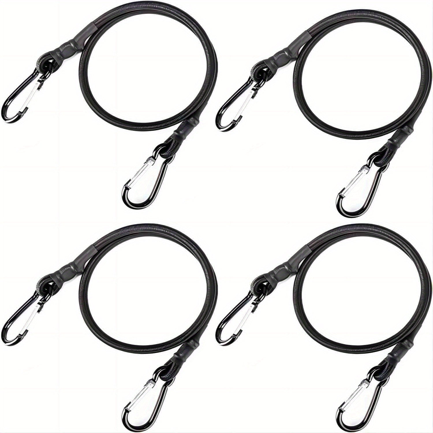 4pcs 24 Inch Bungee Cord Straps Heavy Duty Strong Bungee Cord Sturdy