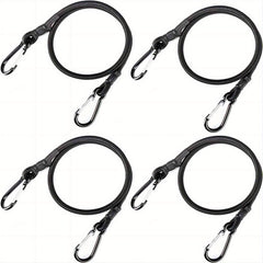 4pcs 24 Inch Bungee Cord Straps Heavy Duty Strong Bungee Cord Sturdy