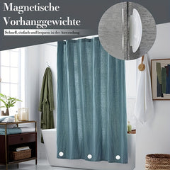6 Pcs Magnetic Curtain Weights Plastic Heavy Duty No Sew Shower Curtain Magnets