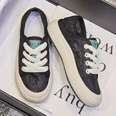 Women's Mesh Breathable Flat Shoes Casual Walking Shoes