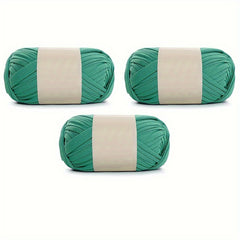 3 Skeins Colorful T-Shirt Yarn for DIY Knitting & Crocheting - 100g