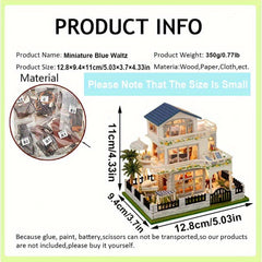 3D Puzzle DIY Book Corner Kit Dollhouse Bookshelf Insert Puzzle Model Decorative