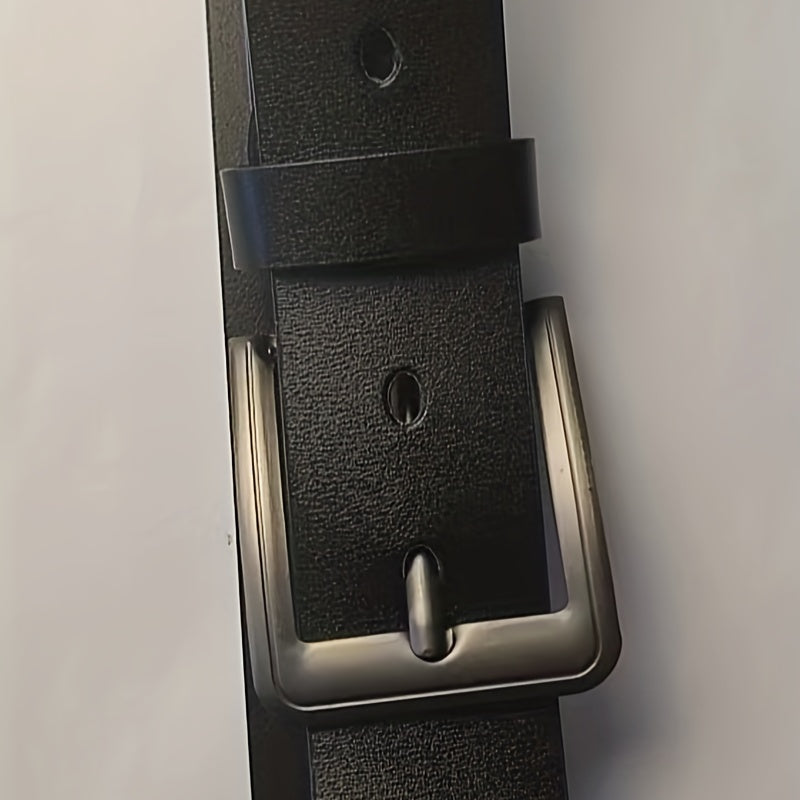 Men's Business Casual Belt with Pin Buckle