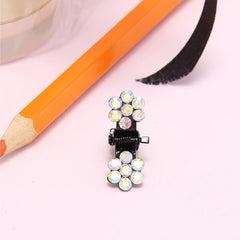 12pcs Glitter Rhinestone Mini Claw Clips Hairpin Hair Accessories