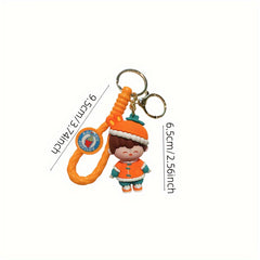 Chinese Style Cartoon Doll Keychain Bag Pendant Year Gift
