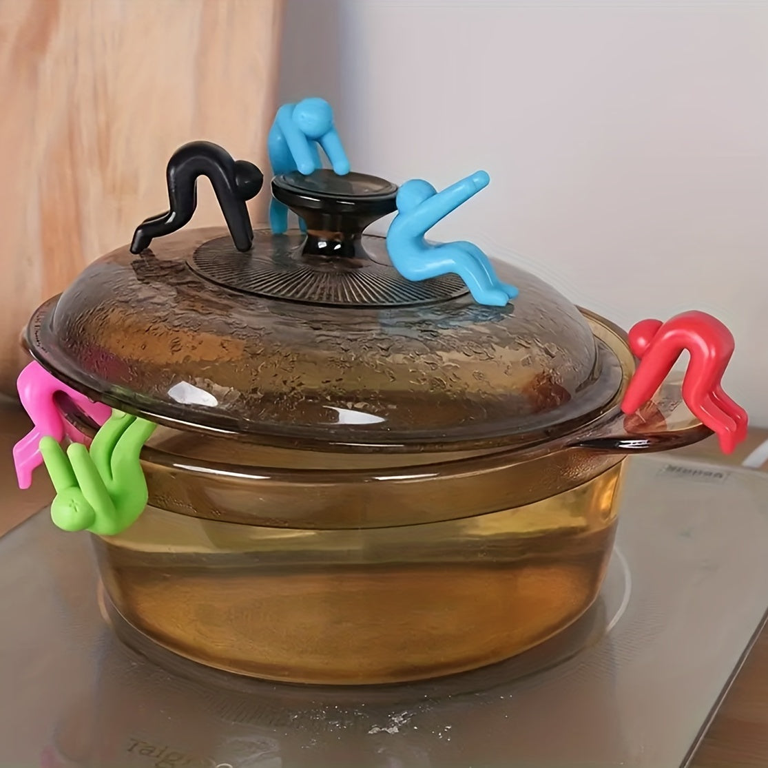 Silicone Spill Stopper Anti Overflowing Pot Cover Christmas Gift