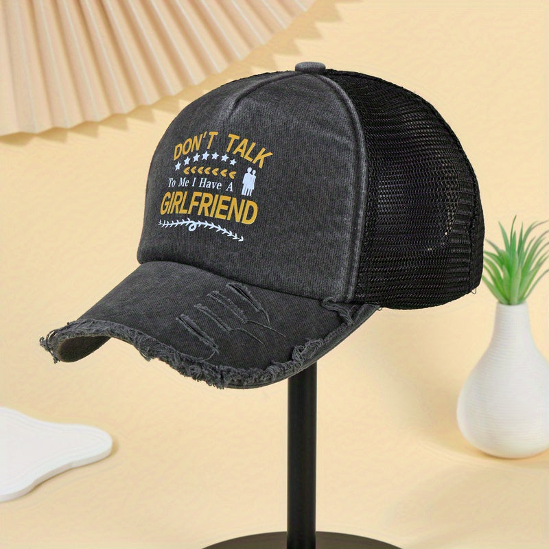 Vintage Washed Dad Hat Baseball Cap Adjustable Unisex Style Headwear