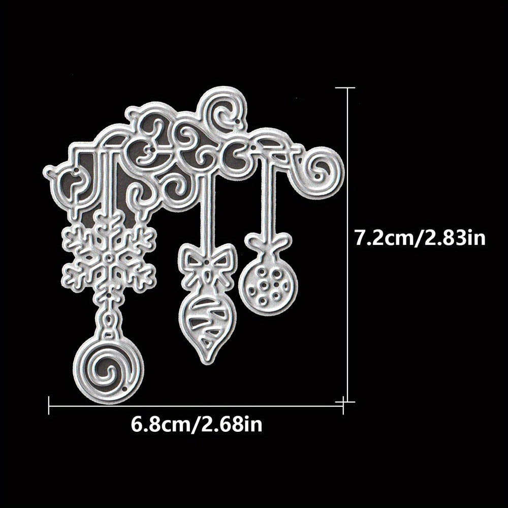 1pc Christmas Lantern Pendant Metal Cutting Dies for Scrapbook Paper Craft