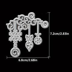 1pc Christmas Lantern Pendant Metal Cutting Dies for Scrapbook Paper Craft