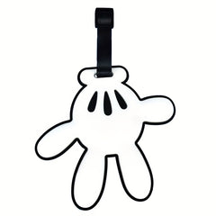 Cartoon Shape Soft Surface Luggage Tags With Rope Boarding Tag