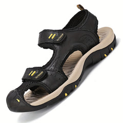 Men's Closed Toe Sandals Durable Non Slip Outdoor Hiking Trekking Sandals