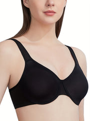 Solid T Shirt Bra Push Up Women's Lingerie