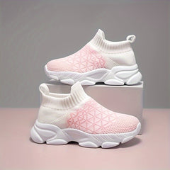 Boys Slip On Sock Shoes Non Slip Sneakers For Kids Outdoor Activities